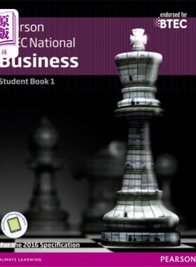 海外直订BTEC Nationals Business Student Book 1 + Activeb... BTEC全国商科学生手册1 +活动手册