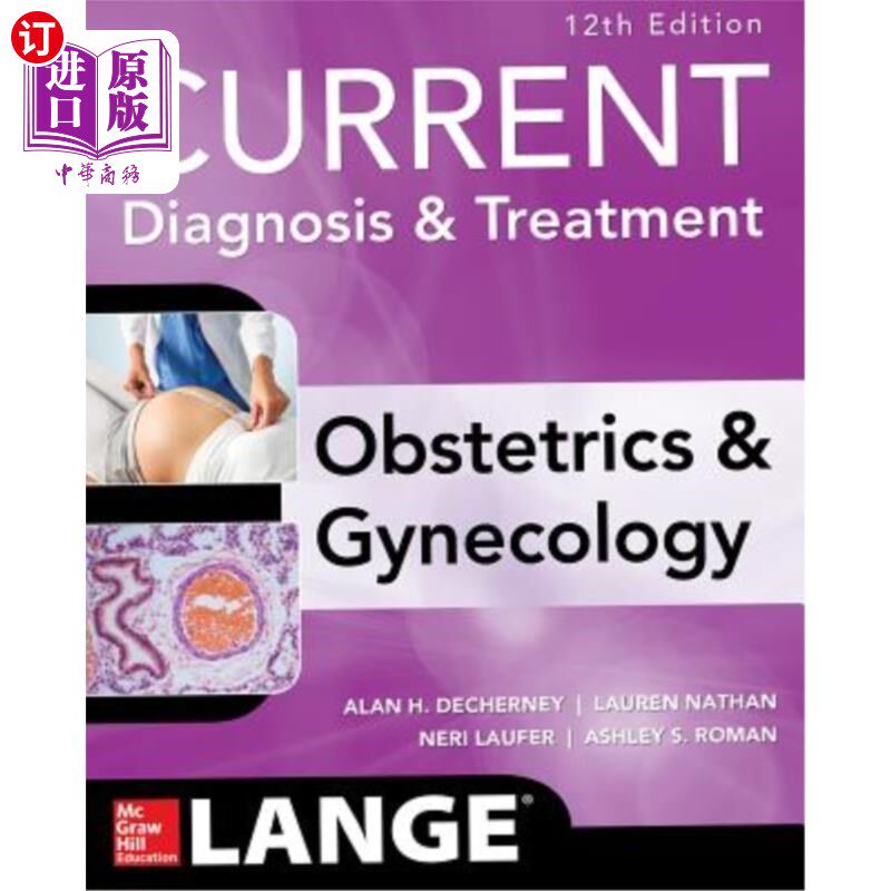 海外直订医药图书Current Diagnosis & Treatment Obstetrics & Gynecology, 12th Edition 当前诊断和治疗妇产科,第12版