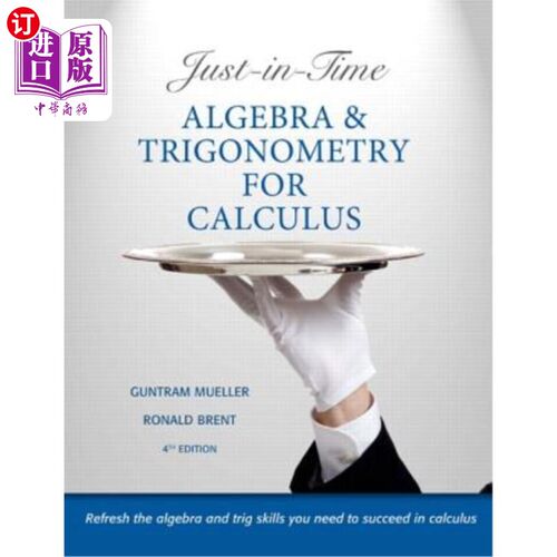 海外直订Just-In-Time Algebra and Trigonometry for Calculus