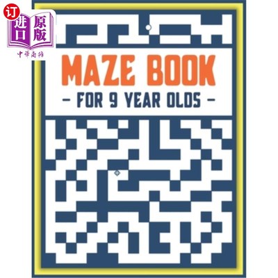海外直订Maze Book: For 9 Year Olds 迷宫书：面向9岁儿童