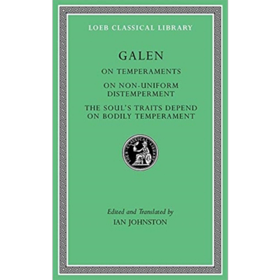 盖伦 论气质 论非同一性气质 灵魂的特质取决于身体的气质 洛布古典丛书 英文原版 希英对照版 On Temperaments 【中商原版】