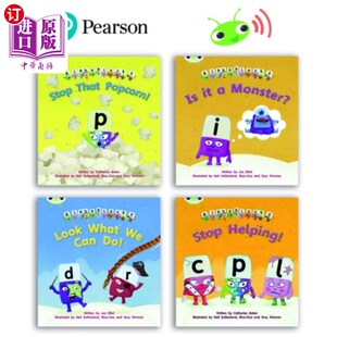 海外直订Learn to Read at Home with Bug Club Phonics Alph... 用Bug Club Phonics Alphablocks在家学习阅读：第3/4阶段-