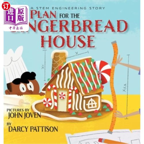 海外直订The Plan for the Gingerbread House: A STEM Engineering Story 姜饼屋计划:一个STEM工程故事