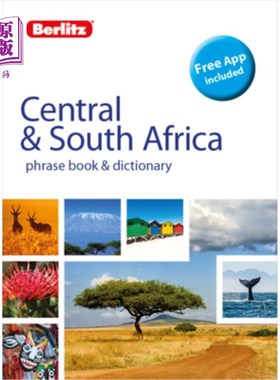海外直订Berlitz Phrase Book & Dictionary Central & South Africa(bilingual Dictionary) Berlitz短语手册和词典中南非（