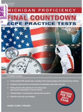 海外直订Michigan Proficiency Final Countdown ECPE Practi... 密歇根州ECPE能力期末倒数实践测试