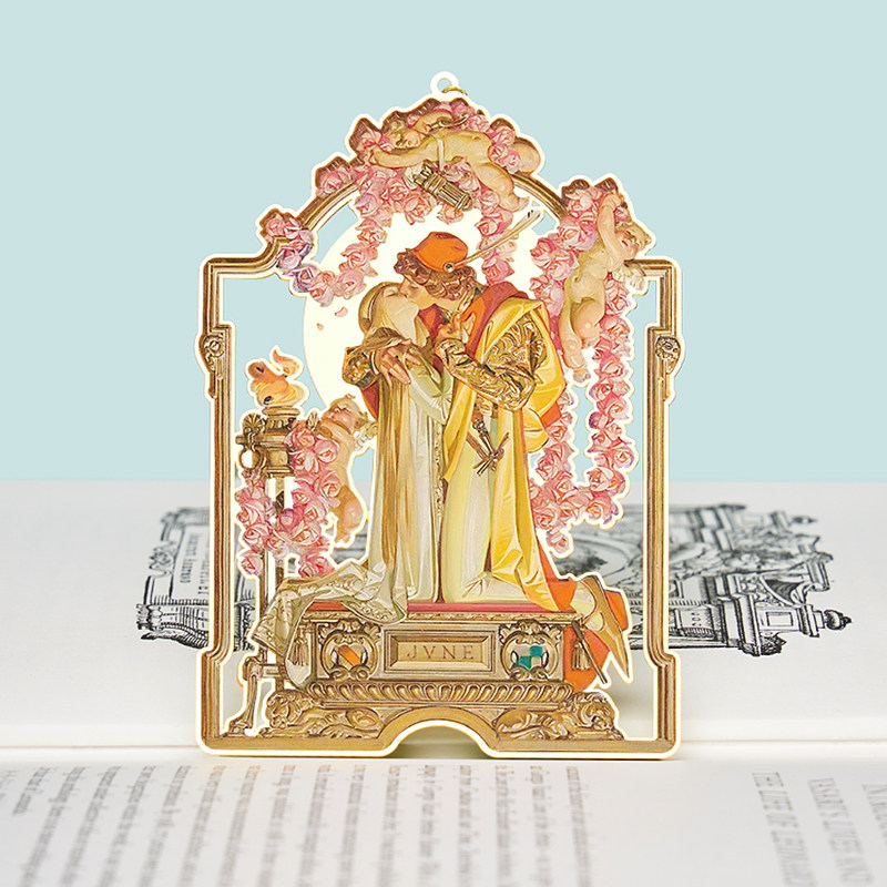 J.C. Leyendecker莱恩德克尔【月下吻】罗密欧与朱丽叶经典插画艺术链饰金属书签新艺术运动名画复古优雅文艺文创礼品【中商文创】,书籍/杂志/报纸,文化创意书签,淘宝优惠券,粉丝福利购,淘宝优惠卷