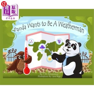 Wants Weatherman 熊猫想成为一个天气预报员 海外直订Panda