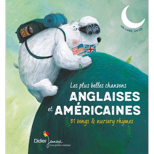 优美儿歌系列 英美儿歌 3-5岁音乐启蒙 Les plus belles chansons anglaises et americaines 法文原版 Jeanette【中商原版】