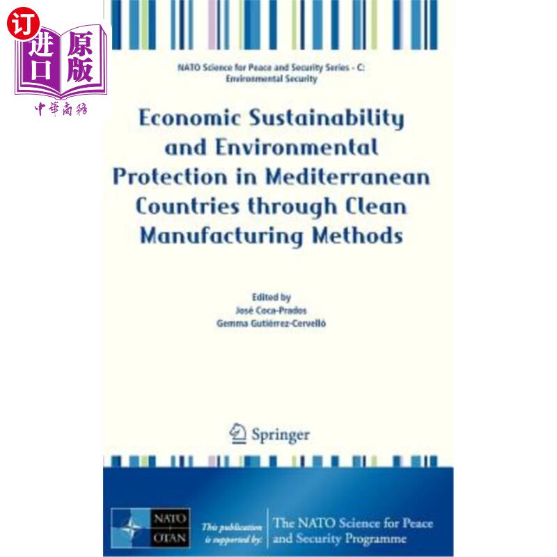 海外直订Economic Sustainability and Environmental Protection in Mediterranean Countries  通过清洁制造方法实现地中海国家