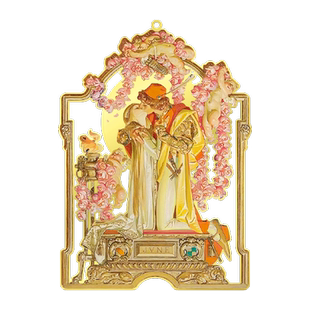 J.C. Leyendecker莱恩德克尔【月下吻】罗密欧与朱丽叶经典插画艺术链饰金属书签新艺术运动名画复古优雅文艺文创礼品【中商文创】