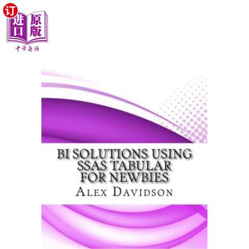 海外直订BI Solutions Using SSAS Tabular For Newbies 为新手使用SSAS表格的BI解决方案