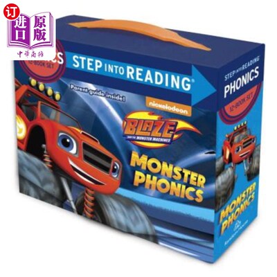 海外直订Monster Phonics (Blaze and the Monster Machines): 12 Step Into Reading Books 怪物语音（火焰与怪物机器）：12
