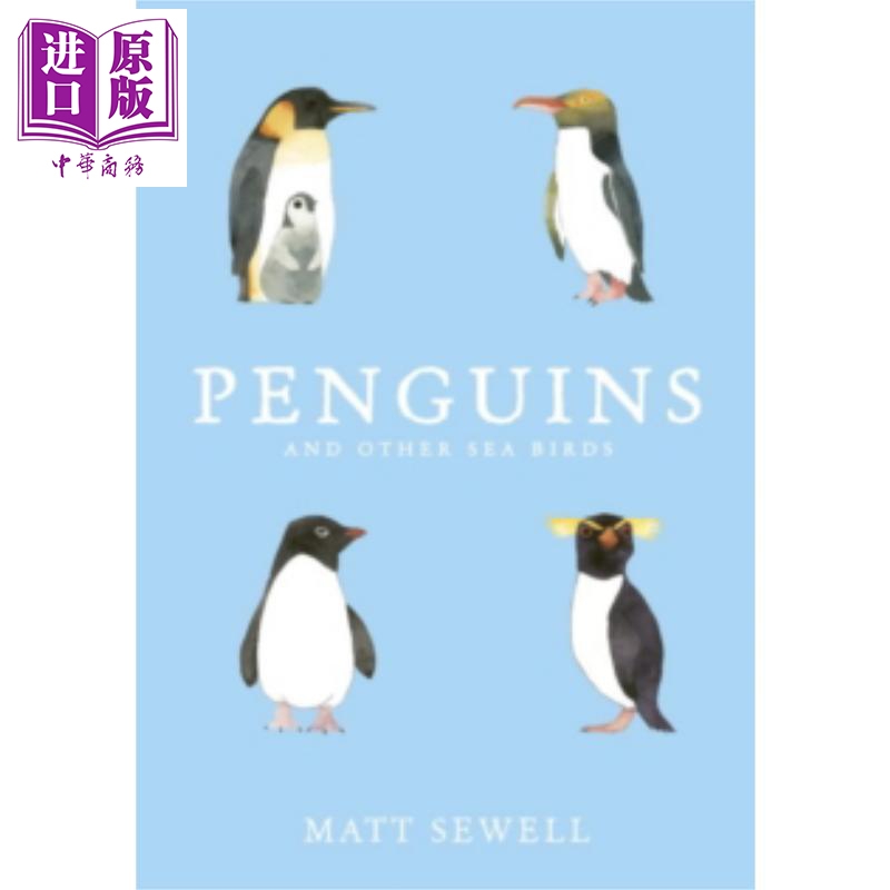 企鹅与其他海鸟 英文原版 Penguins and Other Sea Birds Matt Sewell【中商原版】