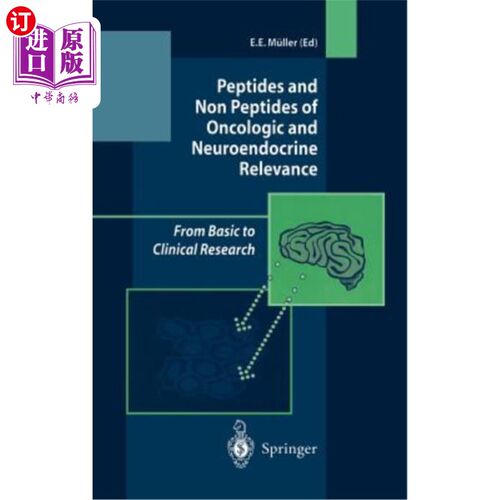 海外直订医药图书Peptides and Non Peptides of Oncologic and Neuroendocrine Relevance: From Basic  肿瘤和神经内分泌相