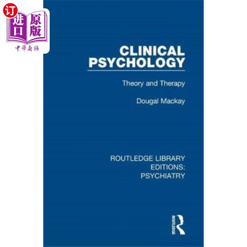 海外直订医药图书Clinical Psychology 临床心理学