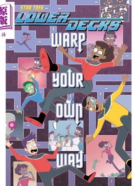 漫画章节书 星际迷航 Star Trek Lower Decks Warp Your Own Way 英文原版 2025雨果图像小说或漫画奖 图画小说【中商原版】