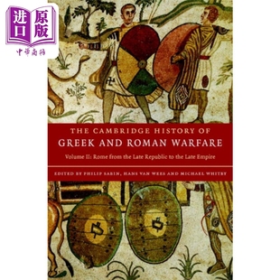 and 英文原版 Cambridge 剑桥希腊罗马战争史 现货 The Sabin 中商原版 2卷本 History Philip 精装 Warfare Greek Roman