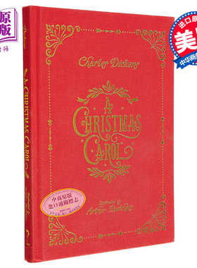 圣诞颂歌 Calla Editions 精装插图版 英文原版 A Christmas Carol 狄更斯 Charles Dickens 给孩子的圣诞礼物【中商原版】