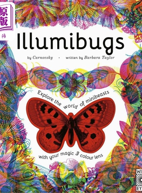 Illumibugs: Explore the world of mini beasts with your magic 3 colour lens 点亮虫虫 英文原版 进口绘本【中商原版】