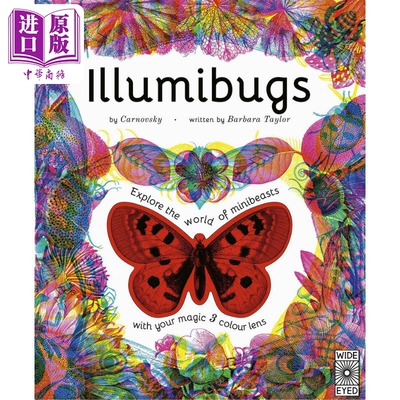 Illumibugs: Explore the world of mini beasts with your magic 3 colour lens 点亮虫虫 英文原版 进口绘本【中商原版】