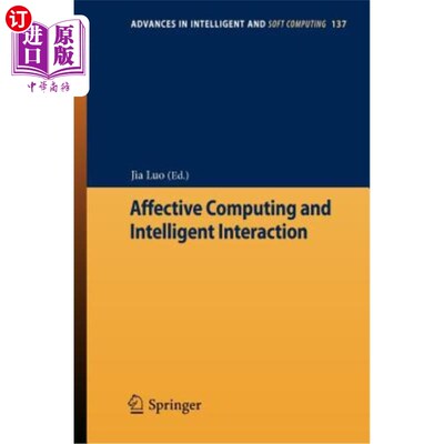 海外直订Affective Computing and Intelligent Interaction 情感计算与智能交互