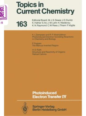 海外直订Photoinduced Electron Transfer IV 光诱导电子转移