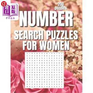 for 大打印数 数字搜索谜为妇女 Book Search Puzzle Adults Large Women 海外直订Number Print and Number