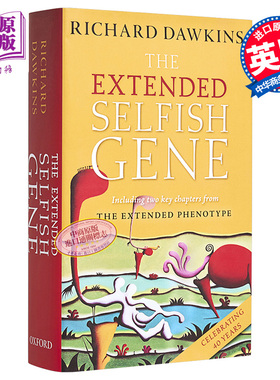 预售 The extended selfish gene 英文原版 扩展的自私基因 牛津读物 理查德 道金斯 Richard Dawkins【中商原版】