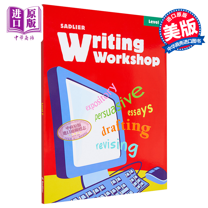 Writing Workshop Student Level F Grade11 12 写作工作坊学生书 高中二三年级 英语作文练习 英文原版 进口图书【中商原版?