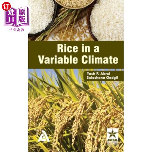 海外直订Rice in a Variable Climate 气候变化中的水稻