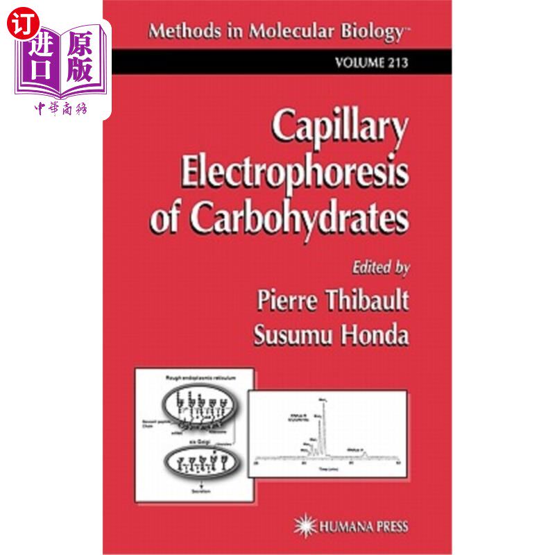 海外直订Capillary Electrophoresis of Carbohydrates 碳水化合物的毛细管电泳