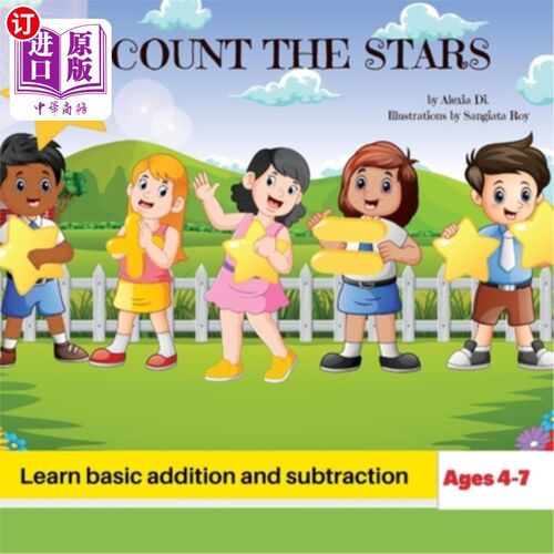 海外直订Count the Stars: Learn Basic Addition and Subtraction 数星：学习基本的加减法