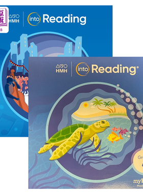 【两册学生套装】美国原版HMH Into Reading Student myBook Softcover Set Grade 4 小学语言艺术阅读学生书四年级