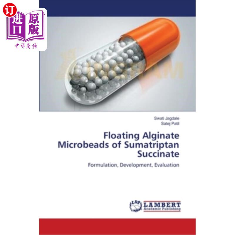海外直订医药图书Floating Alginate Microbeads of Sumatriptan Succinate 琥珀酸舒马曲普坦漂浮海藻酸微球