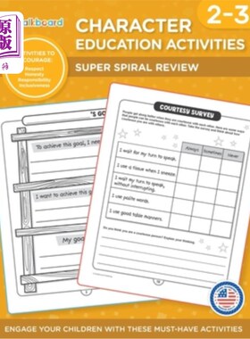 海外直订Character Education Activities Grades 2-3 品格教育活动二至三年级