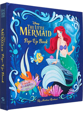 迪士尼公主立体书 小美人鱼立体书 Disney The Little Mermaid Pop Up Book 英文原版 Matthew Reinhart【中商原版】