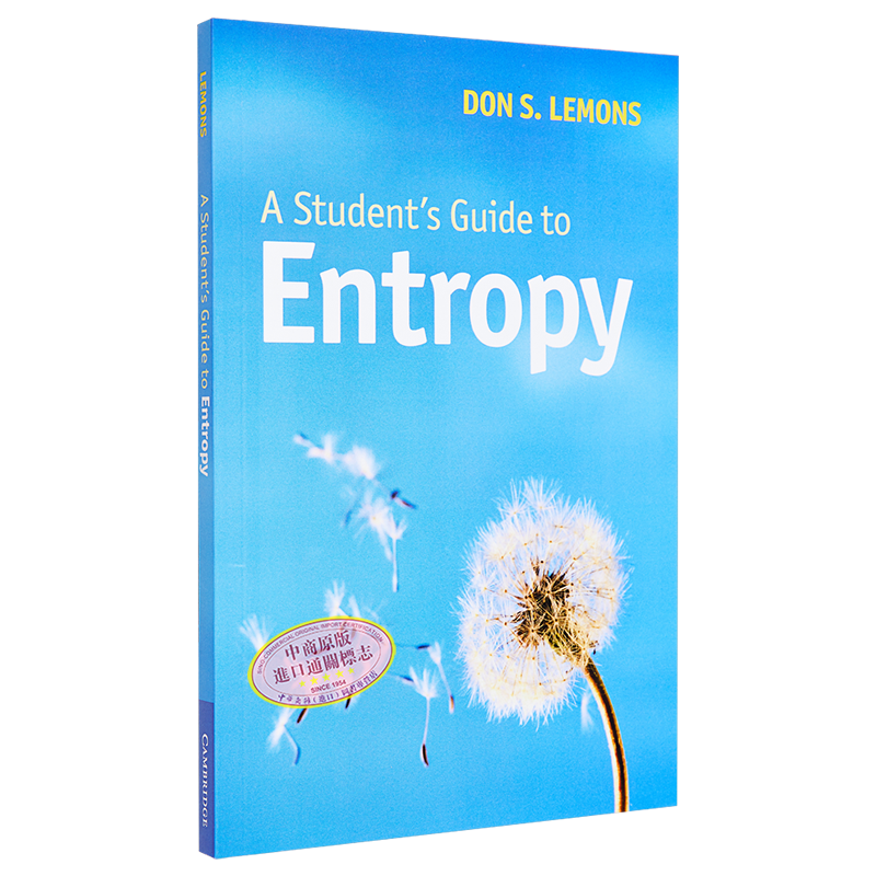 现货 A Student's Guide to Entropy(Student's Guides) 英文原版 剑桥大学生指南系列：熵 Don S. Lemons【中商原版】