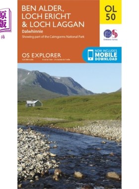 海外直订Ben Alder, Loch Ericht & Loch Laggan, Dalwhinnie Ben Alder， Loch Ericht & Loch Laggan， Dalw