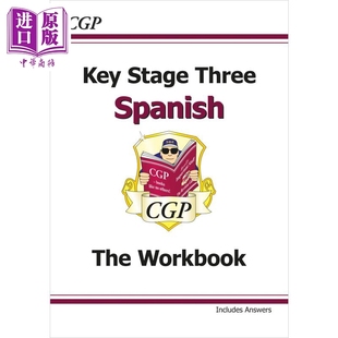 with CGP教辅 中商原版 西班牙语练习册及答案 Answers Workbook Spanish KS3 英国原版 预售