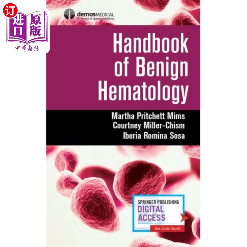 海外直订医药图书Handbook of Benign Hematology 良性血液学手册