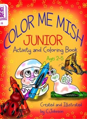 海外直订Color Me Mish Junior 彩色我小Mish