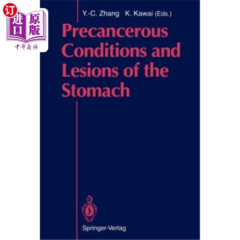 海外直订医药图书Precancerous Conditions and Lesions of the Stomach 胃癌前病变