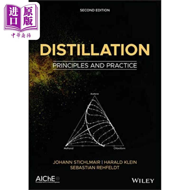 现货 蒸馏 Distillation Principles And Practice, Second Edition Johann Stichlmair 英文原版 中商原版