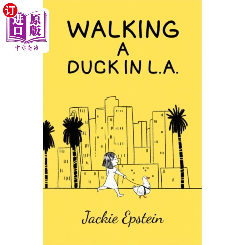 海外直订Walking a Duck in L.A. 在洛杉矶遛鸭