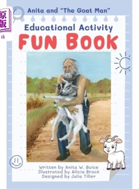 海外直订Anita and the Goatman Educational Activity Fun Book 安妮塔和山羊人教育活动趣味书