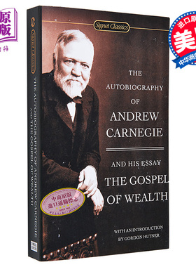 安德鲁卡内基自传【中商原版】Autobiography of Andrew Carnegie  英文原版