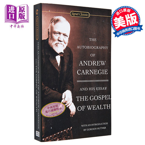 安德鲁卡内基自传【中商原版】Autobiography of Andrew Carnegie  英文原版