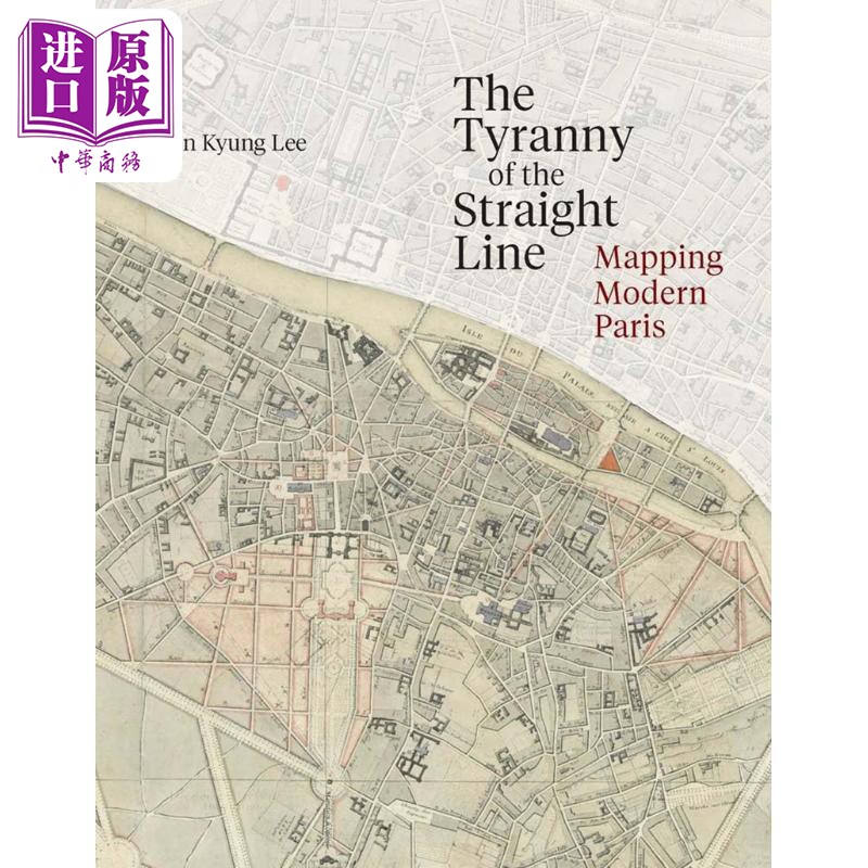 直线绘制现代巴黎地图
