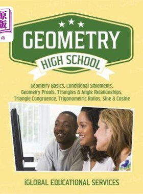 海外直订Geometry: High School Math Tutor Lesson Plans: Geometry Basics, Conditional Stat 几何学：高中数学导师课程计