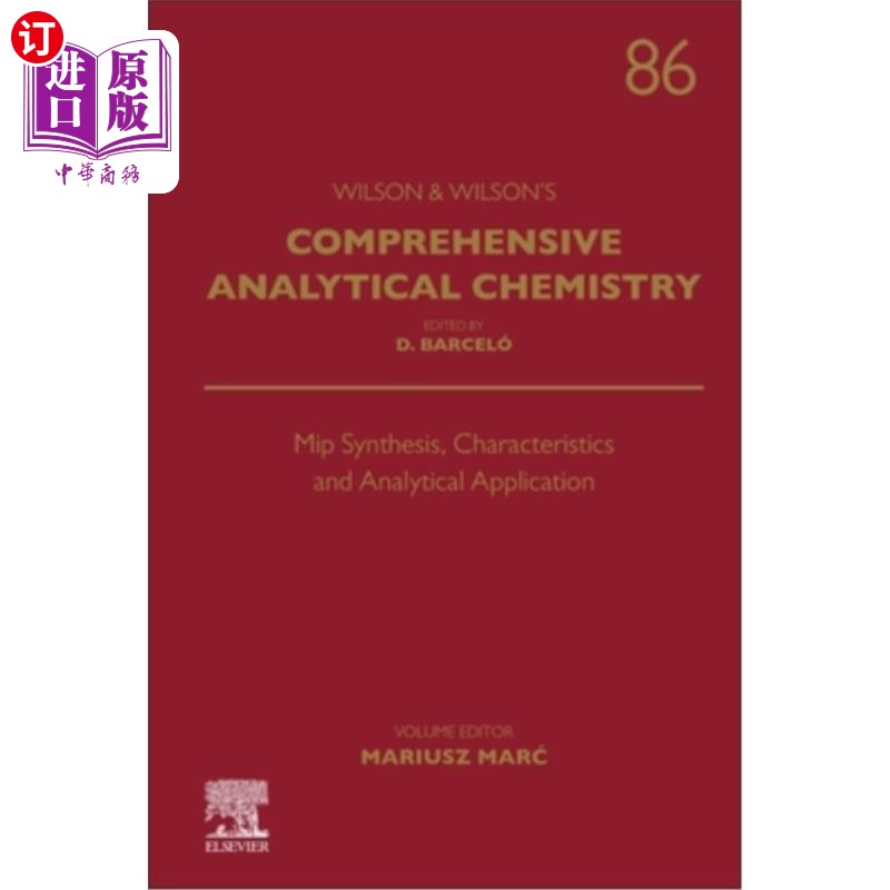 海外直订Mip Synthesis, Characteristics and Analytical Application Mip的合成、特性及分析应用